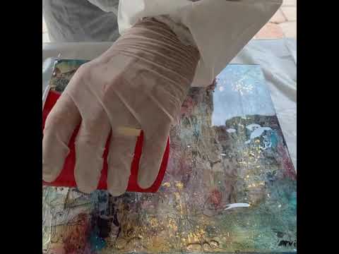 resin on the butterfly